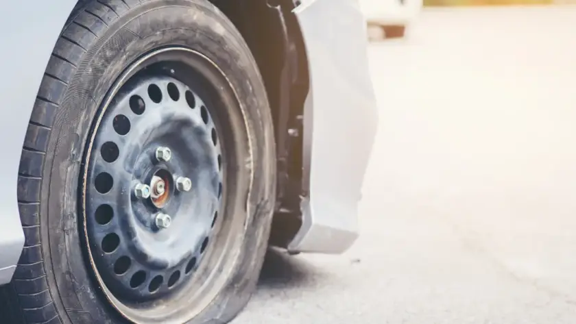 Tyre burst on A roads UK